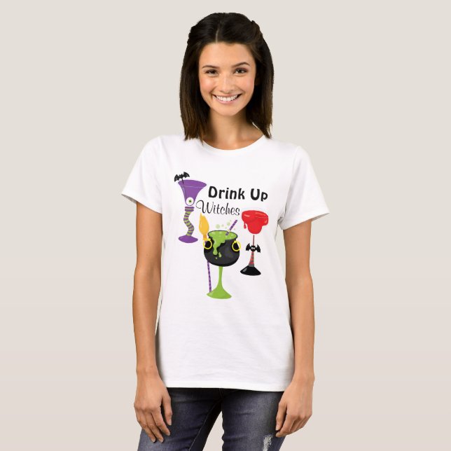 T-shirt Boire des sorcières (Devant entier)
