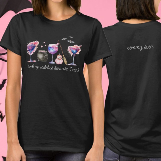 T-shirt Boire des sorcières amusantes Faire-part bébé (Créateur téléchargé)