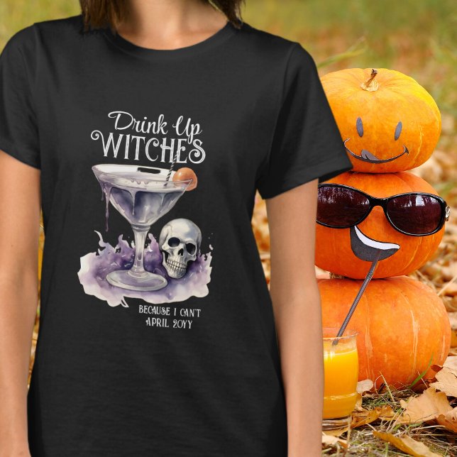 T-shirt Boire des sorcières drôle Faire-part de grossesse (Créateur téléchargé)