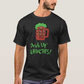T-shirt Boire Grinches Drôle Noël Vacances Drunk Sh