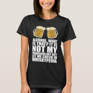T-shirt Boire l'alcool équipe de boisson