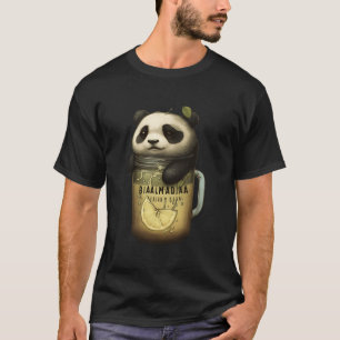 T-shirt Boire Lemonade Panda Ours Soda Pop Été Teddy