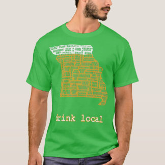 T-shirt Boire Local Chemise de bire Missouri classique