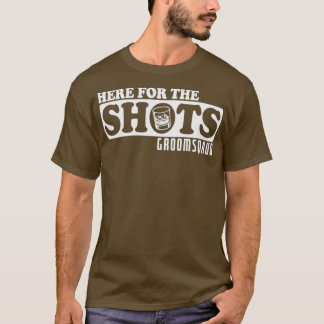 T-shirt Boire uniquement ici enterrement de vie de garçon