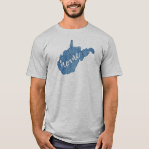 T-shirt Bois à grain de Virginie-Occidentale