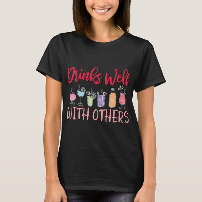 T-shirt Bois Bien Avec D'Autres Vins Drôle (Devant)