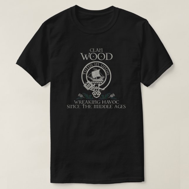 T-shirt Bois Clan crête écossaise nom de famille tartan Th (Design devant)