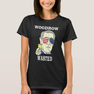 T-shirt Bois de bois gâché 4 juillet