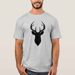 T-shirt Bois de cerf rustique campagne moderne