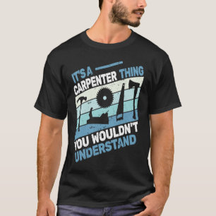 T-shirt Bois de menuiserie pour hommes Carpenters rétro Ca