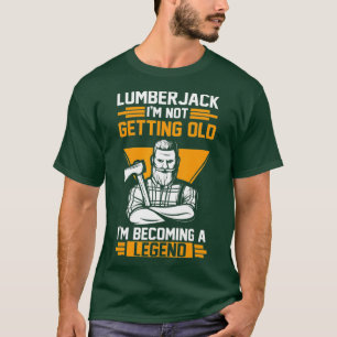 T-shirt Bois de sciage pour hommes