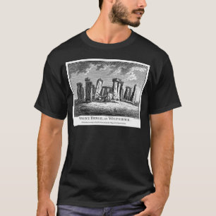 T-shirt Bois de Stonehenge antique Engrave Cercle de pierr