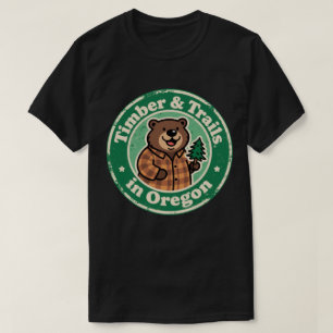 T-shirt Bois & Sentiers_ Art vintage de la nature de l'Ore