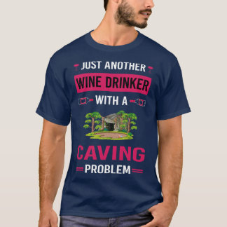 T-shirt Boisson à vin Caving Caver Spelununker Spelunker S