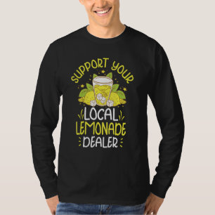 T-shirt Boisson au citron Stand jus de citron Limonade mai