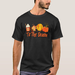 T-shirt Boisson au potiron de softball de saison reconnais