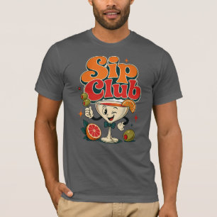 T-shirt Boisson Club Rétro Cocktail
