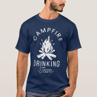 T-shirt Boisson de campementAmoureux du camp de feu de cam