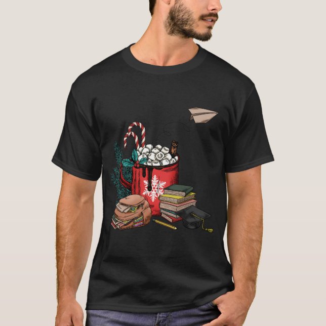 T-shirt boisson de noël de cacao drôle Noël Jour 2022 (Devant)