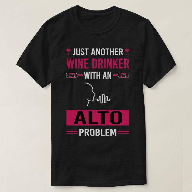 T-shirt Boisson de vin Alto (Design devant)