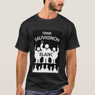 T-shirt Boisson de vin Sauvignon Blanc