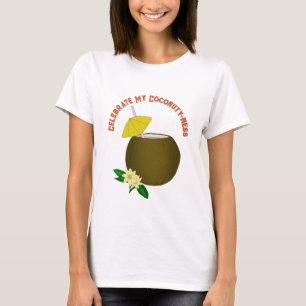 T-shirt Boisson Tropicale à la Noix de Coco