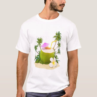 T-shirt Boisson Tropicale, Vacances Instantanées