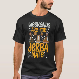 T-shirt Boisson Yerba Mate Thé Argentine Feuilles Coupe Po