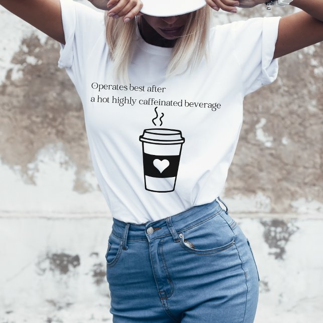 T-shirt Boissons Café Graphique Amateur De Café (Créateur téléchargé)
