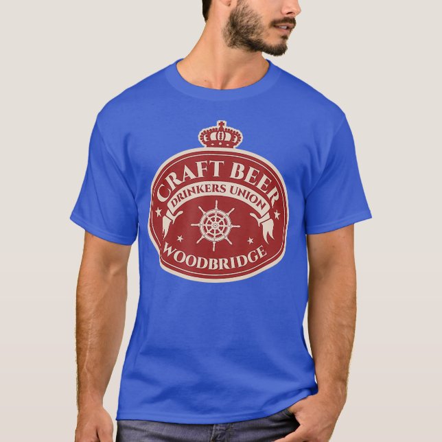T-shirt Boissons de bière artisanale Union Woodbridge - Br (Devant)