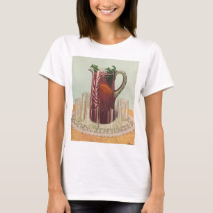 T-shirt Boissons et breuvages vintage, pichet de sangria