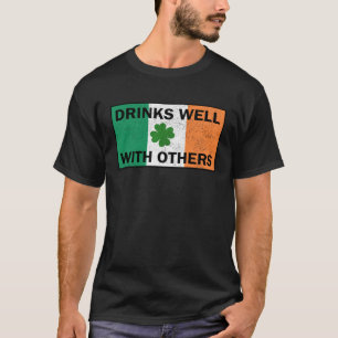 T-shirt Boit Bien Avec D'Autres Jour de la Saint Patrick D