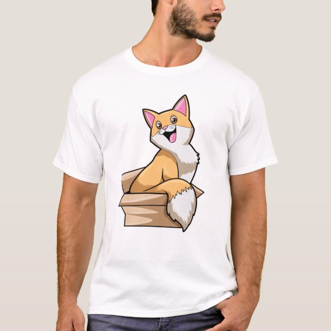 T-shirt Boîte à chat (Devant)