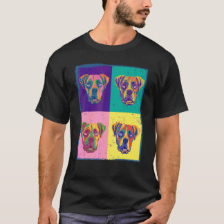 T-shirt Boîte à chien Boxer Animal de compagnie Peinture G