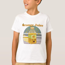 Boîte à jus d'orange mignonne