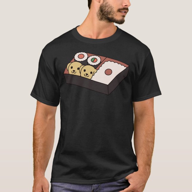 T-shirt Boîte à sushi du Labrador (Devant)