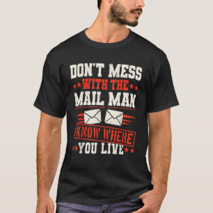 T-shirt Boîte aux lettres du bureau de poste du service de