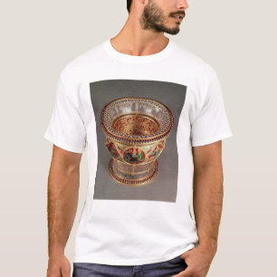 T-shirt Boîte avec le plique-a-jour et le cloisonne