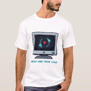 T-shirt Boîte de réception One True Love - Retro Computer 