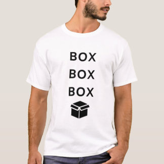 T-shirt Boîte f1 drôle 