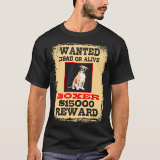 T-shirt Boîte Recherchée morte ou vivante