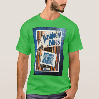 T-shirt Boîtier Blues Piano Sheet Vintage Musique (2)