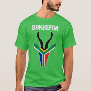 T-shirt Bokbefok South African Rugby Bokke South Africa Fl