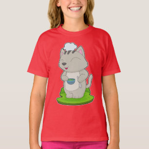 T-shirt Bol à cuire Chef Chat