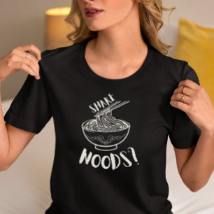 T-shirt Bol alimentaire « Send Noods » bol de nouilles drô