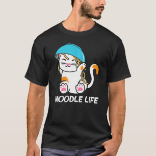 T-shirt Bol Noodles Chat Mignon Tête Kitten Vie Chat