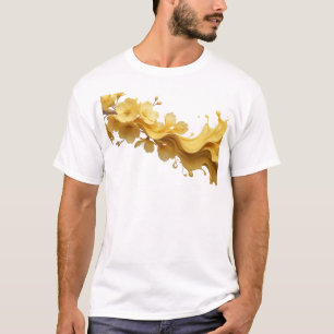 T-shirt Bold & Beautiful ABSTRACT FLOWER Designer Graphiqu