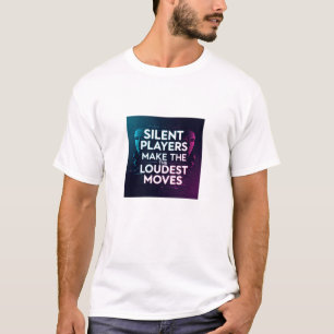 T-shirt Bold Digital Artwork with Silhouetted Masks and Mo