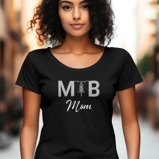 T-shirt Bold MTB Mom for Mama Mother Mountain Biker