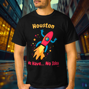 T-Shirt Bold Pop Art Fusée Espace